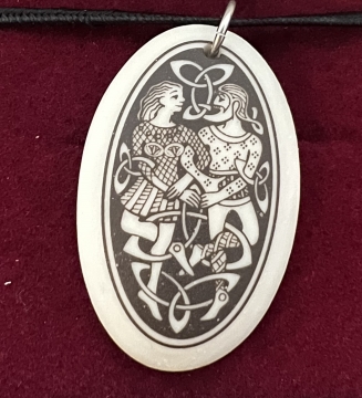 Necklace Pendant Divine Couples (Oval)